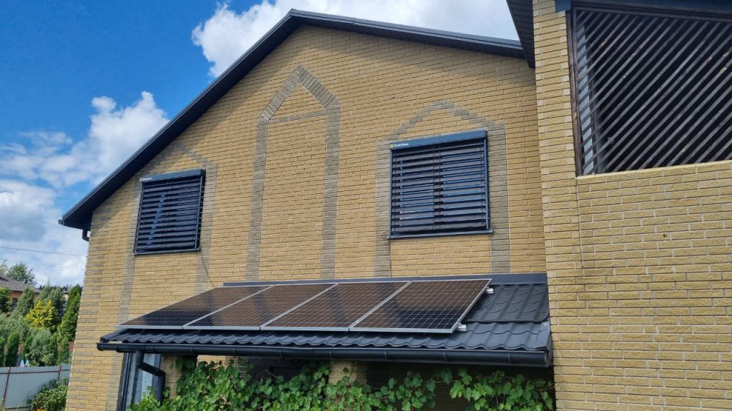 SolarGaps installed on a detached home